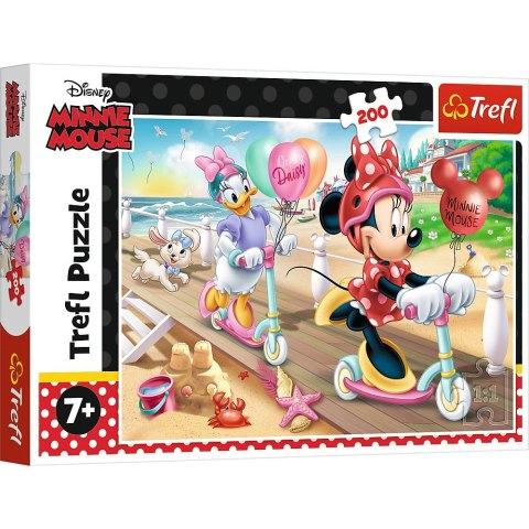 Puzzle Trefl Minie na Plaży 200 el. (13262)