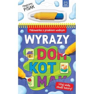 Książeczka edukacyjna Aksjomat Malowanka z pisakiem wodnym. Wyrazy (2320)