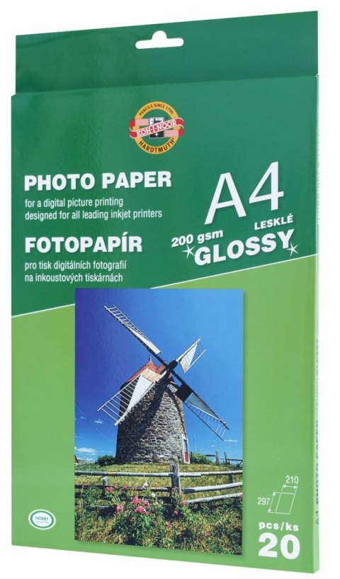 Papier foto Koh-I-Noor A4 200g [mm:] 210x297