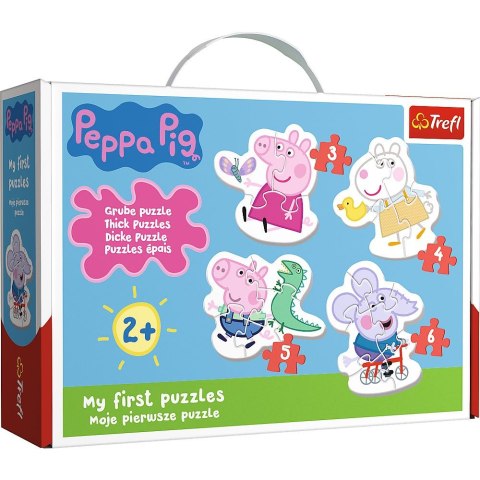 Puzzle Trefl puzzle baby classic Urocza Świnka Peppa 18 el. (36086)