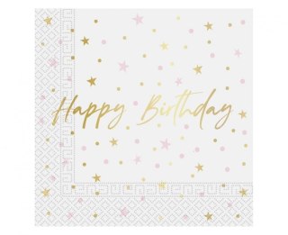 Serwetki Godan Birthday Candles mix papier [mm:] 330x330 (96628)