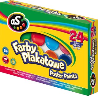 Farby plakatowe As kolor: mix 20ml 24 kolor. (301219005)