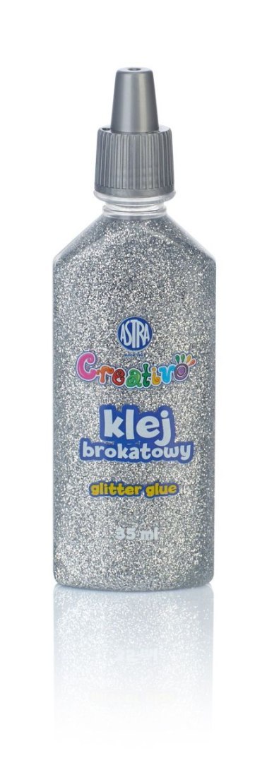 Klej w tubie Astra Creativo brokatowy złoty srebrny 35ml (332118001)