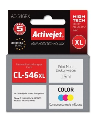 Tusz (cartridge) alternatywny Activejet Canon PG-546XL mix 15ml (EXPACJACA0140)