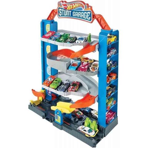 Garaż Hot Wheels Przenośny garaż z windą STUNT GARAGE (GNL70)