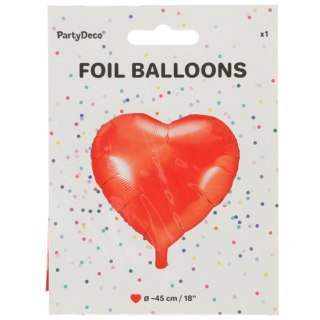 Balon foliowy Partydeco Serce 18cal (FB9M-007)