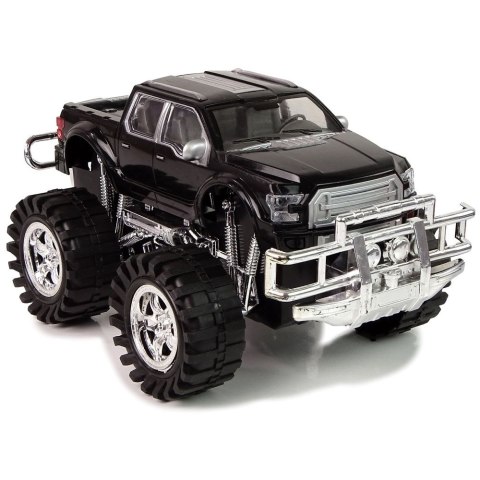 Samochód Lean Zestaw Pojazdów Czarny Monster Truck Białe Laweta 58 cm (9269)