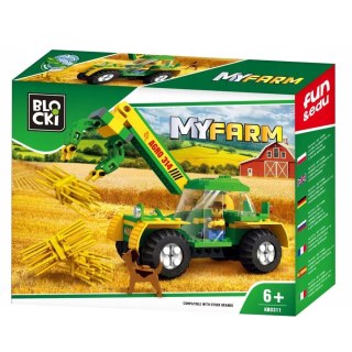 Klocki plastikowe Icom Blocki MyFarm KB0311 (ładowarka 136 elementów)