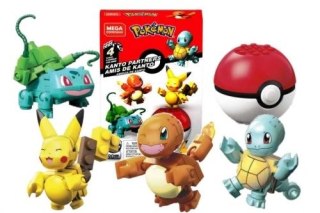 Klocki plastikowe Mega Bloks Pokemon towarzysze z Kanto (GCN21)