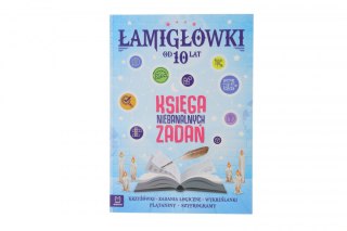 Książeczka edukacyjna Aksjomat Łamigłówki. Księga niebanalnych zadań od 10 lat.