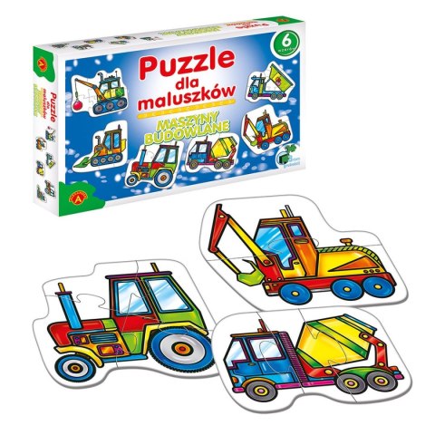 Puzzle Alexander MASZYNY BUDOWLANE DLA MALUCHÓW 27 el. (5906018005417)