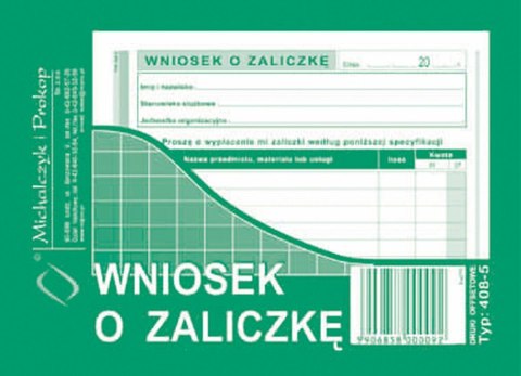 Druk offsetowy Michalczyk i Prokop O pap. A6 40k. (408-5)