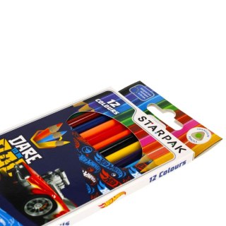 Kredki ołówkowe Starpak Hot Wheels St 12 kol. (490887)