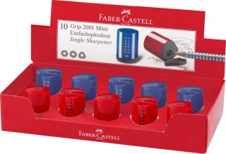 Temperówka Faber Castell Grip 2001 czerwona czerwony plastik (183710)