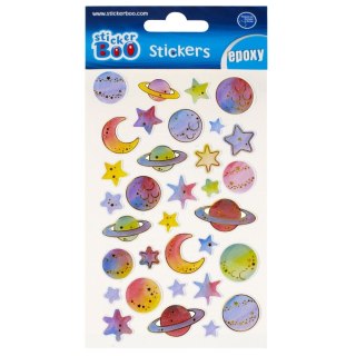 Naklejka (nalepka) Stickerboo S-Boo Epoxy Galaxy (493727)