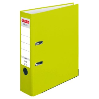 Segregator dźwigniowy Herlitz Q.file A4 80mm Zielony (50022489)