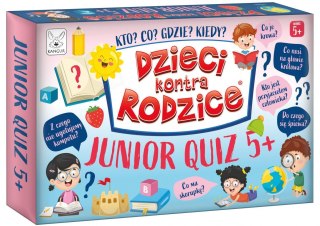 Gra karciana Kangur Dzieci kontra rodzice Junior Quiz